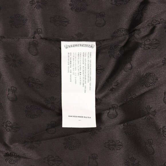 Chrome Hearts Black Wind Pink Cross Patch Hooded Down Jacket - Picture 6 of 9